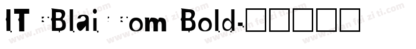 ITCBlairCom Bold字体转换